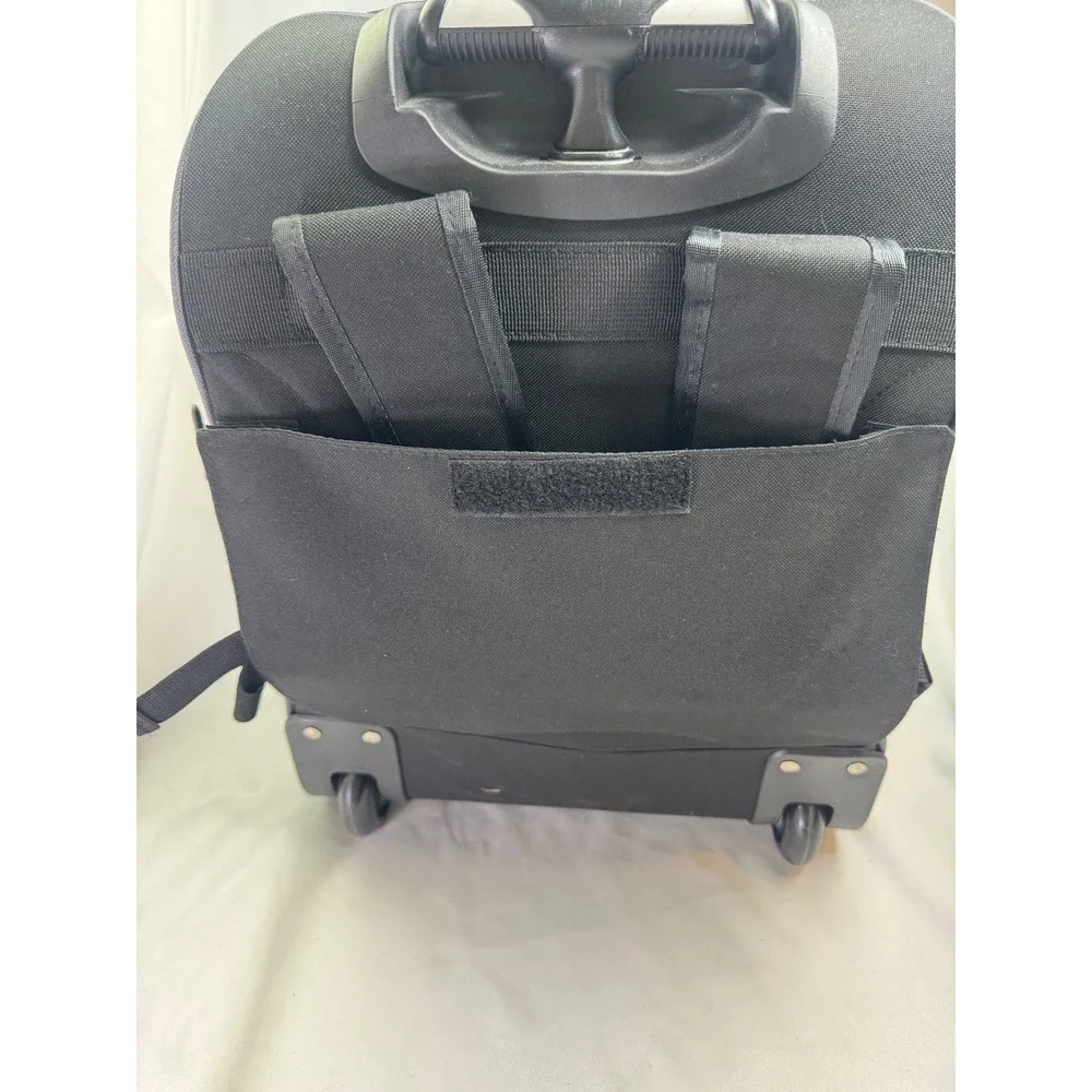 Targus Rolling Laptop Backpack Black Grey Travel Business Wheeled Bag Case